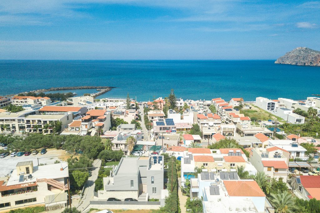 villas in platanias crete