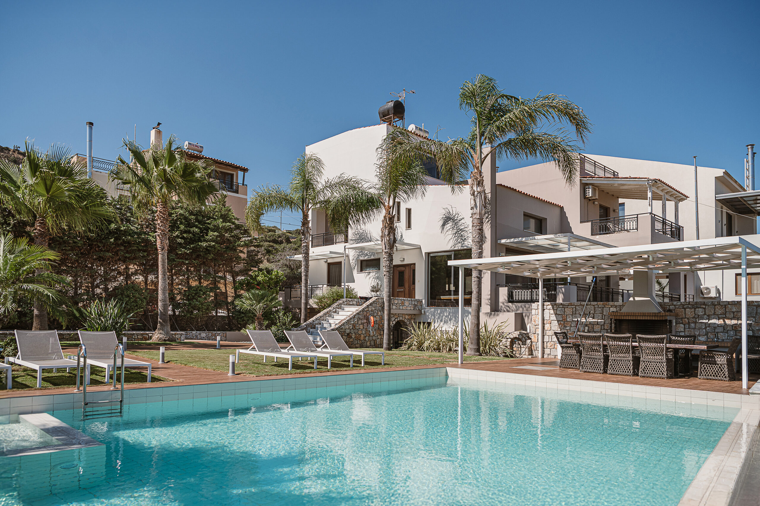 Outdoor space of Villa Anemeli at Kissamos, Chania