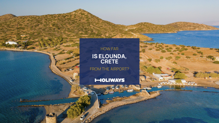 How far is Elounda from the airport