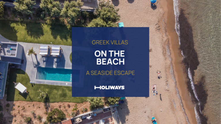 greek villas on the beach