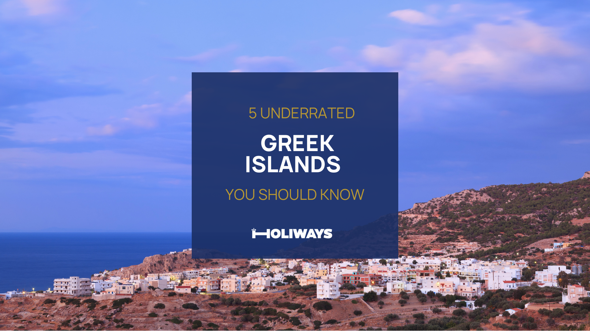 Underrated Greek Islands
