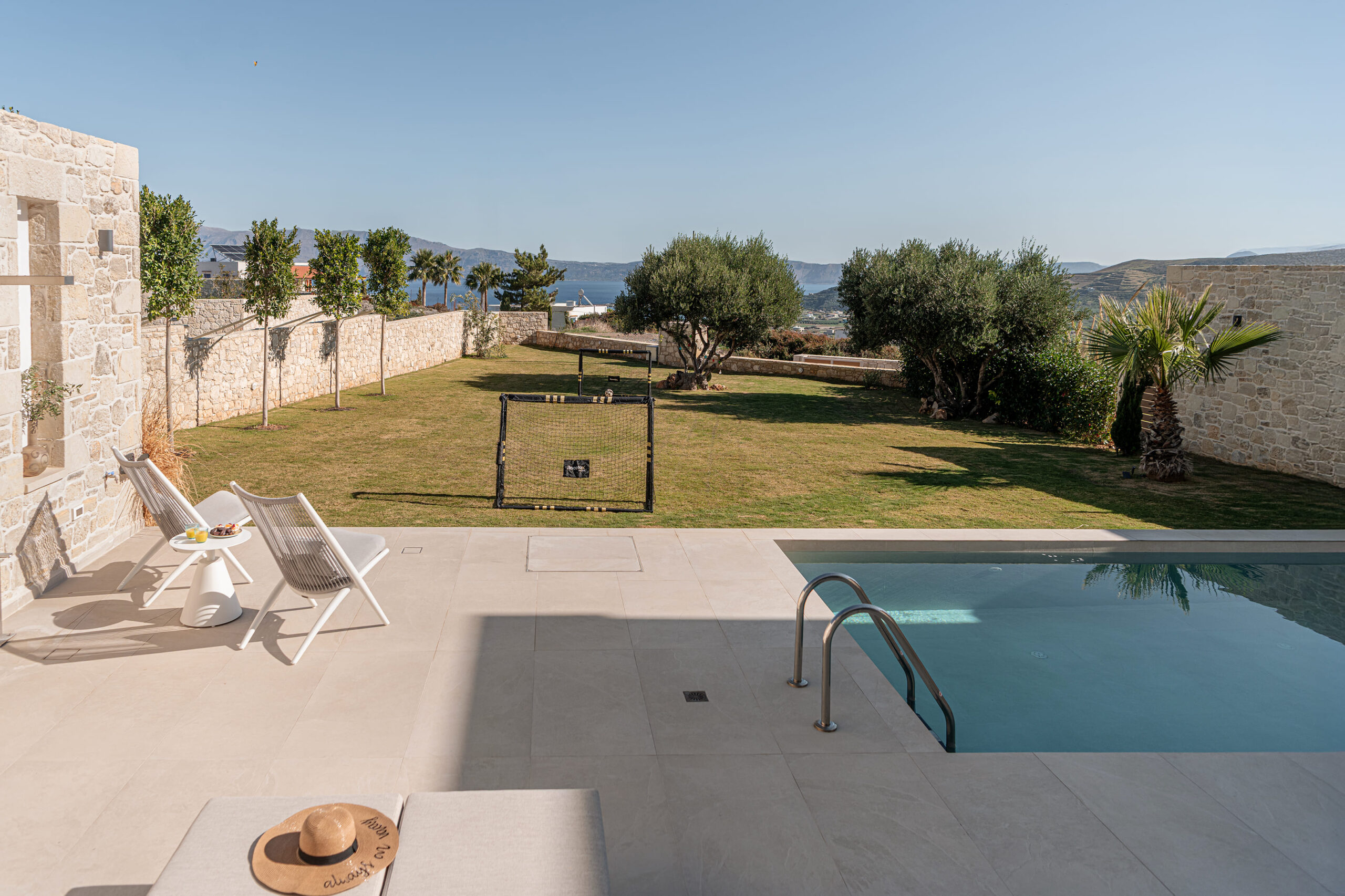 Outdoor area of Himmel Villa I Chania