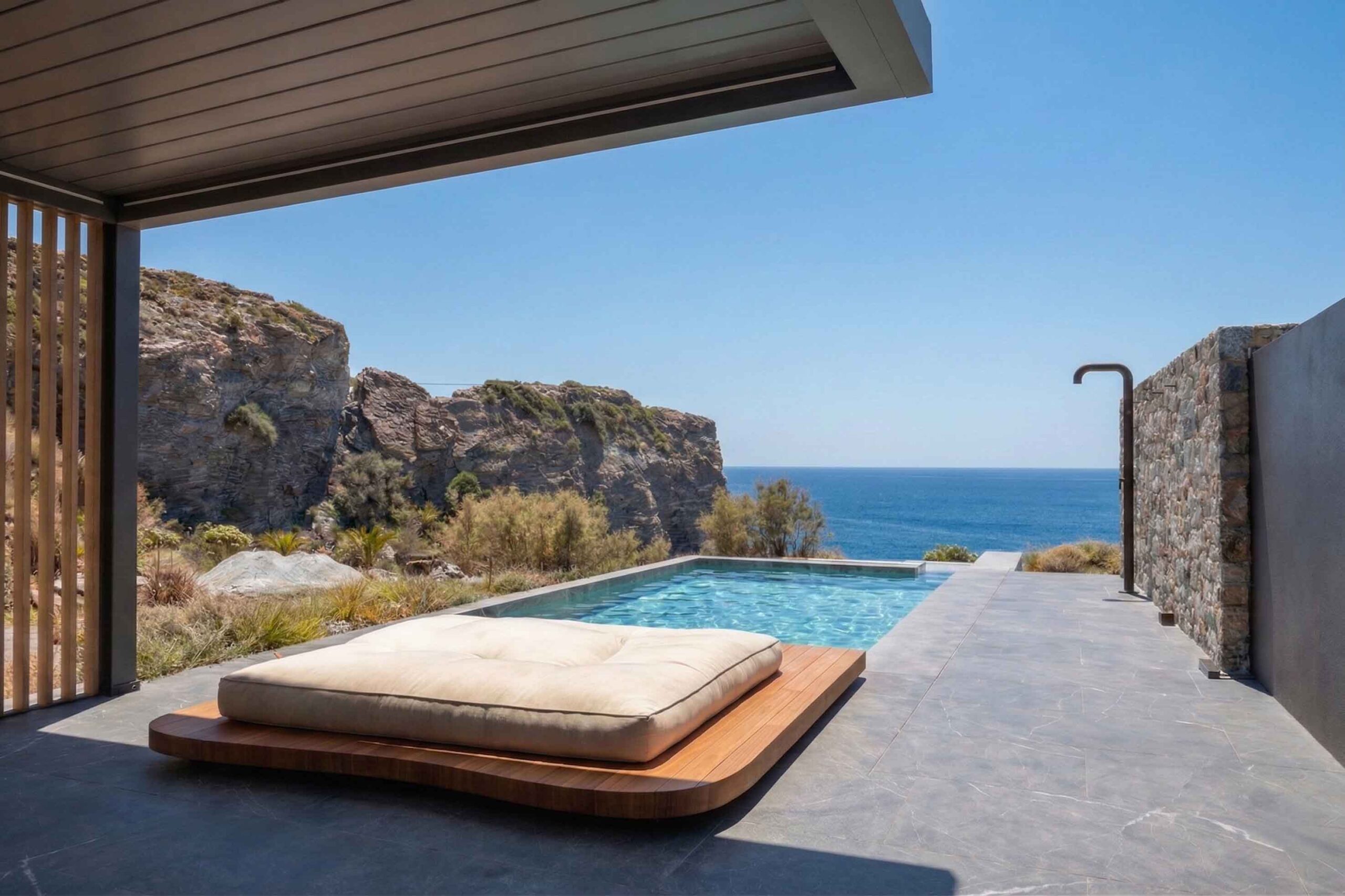 Exterior area of Lapis Nera II at Heraklion